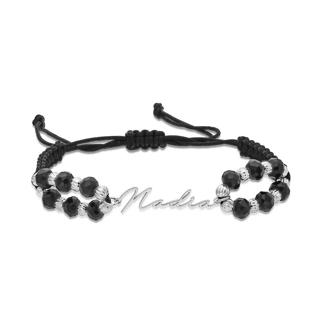 Named String Bracelet - 925 Silver