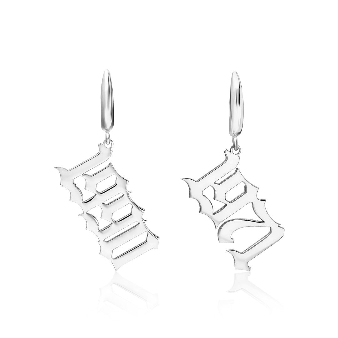 Birth Year Earrings - 925 Silver