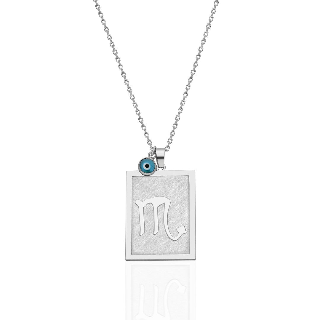 Evil Eye Scorpio Necklace - 925 SILVER