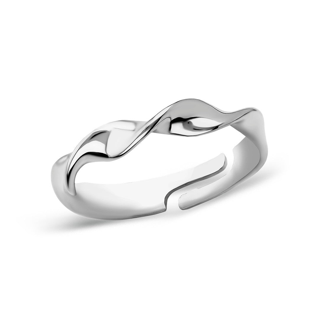 Spiral Shaped Ring - 925 SILVER