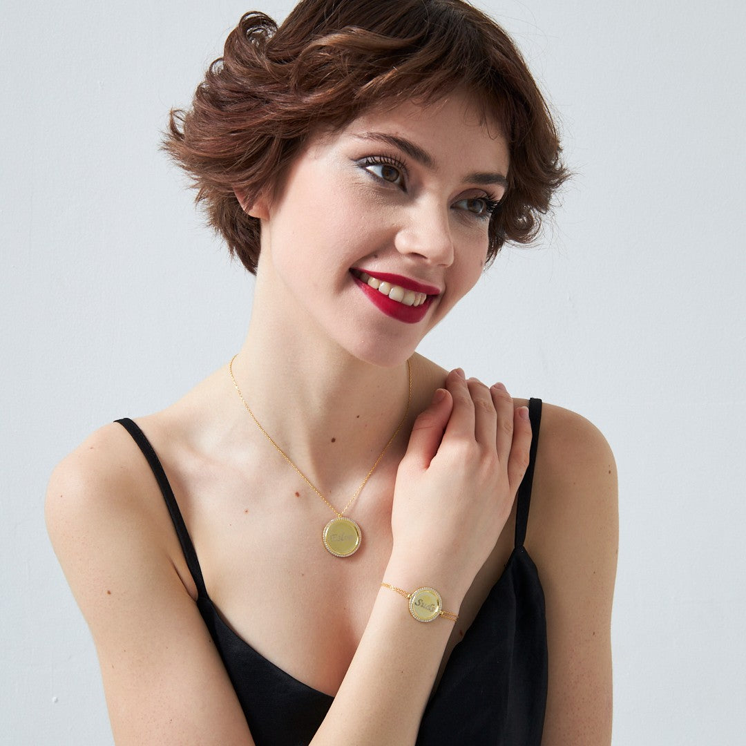 ZIRKONIA PLATTEN SET | 925 SILBER