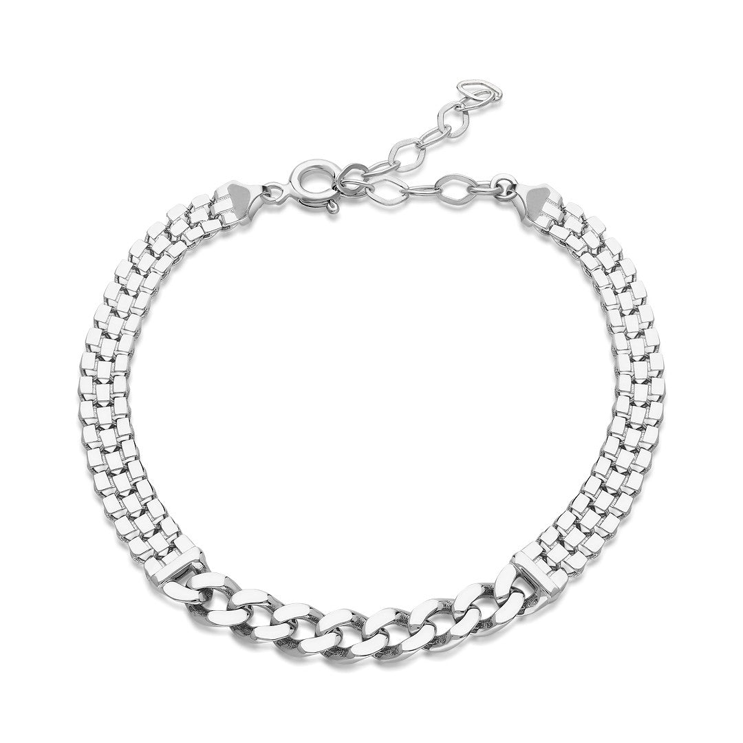 Gourmet Chain Bracelet - 925 SILVER