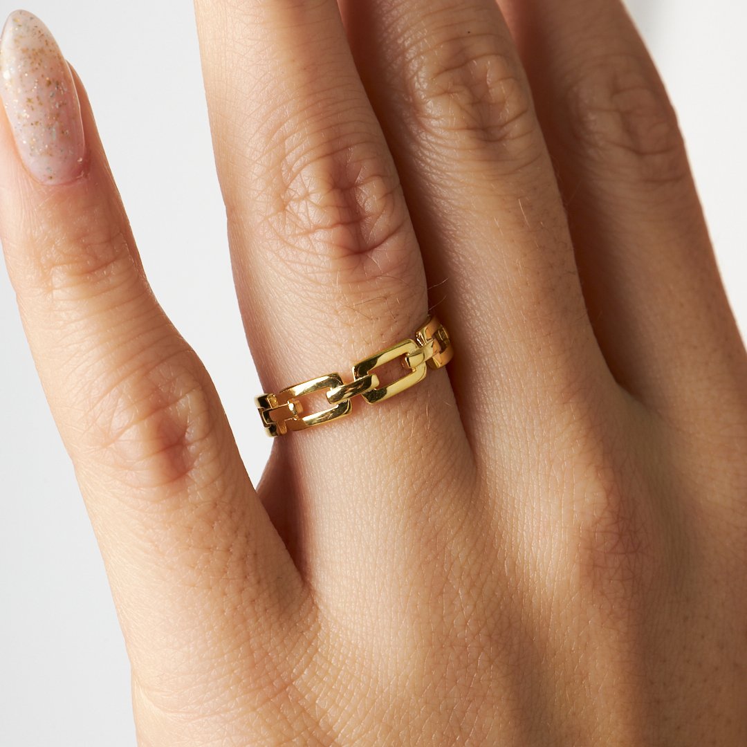 KLAMMER RING | 925 SILBER