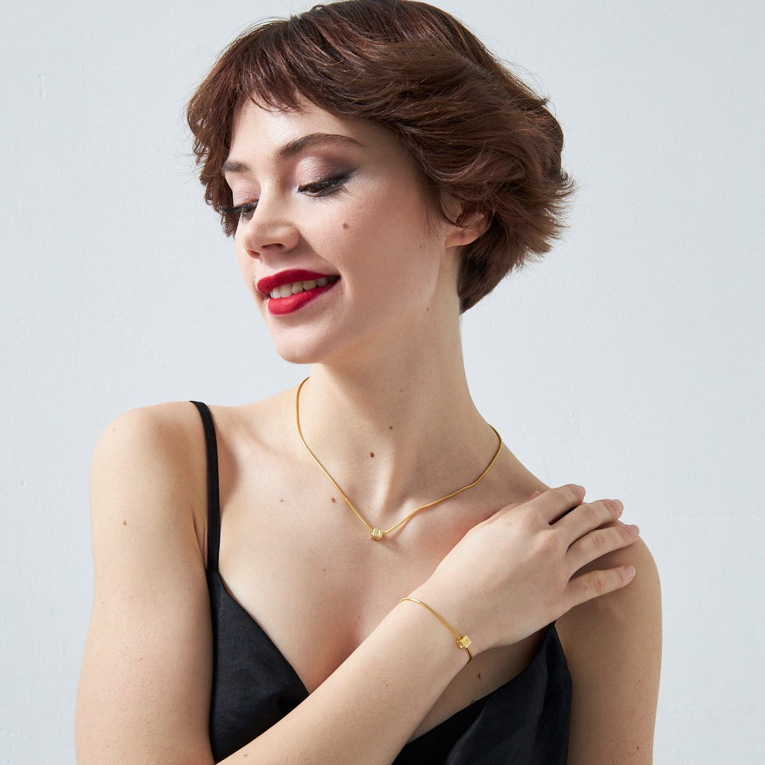 WÜRFEL BUCHSTABEN SET | 925 SILBER