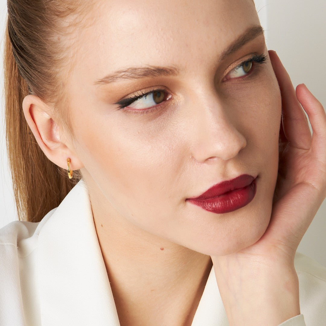 Classic Hoop Earrings - 925 Silver