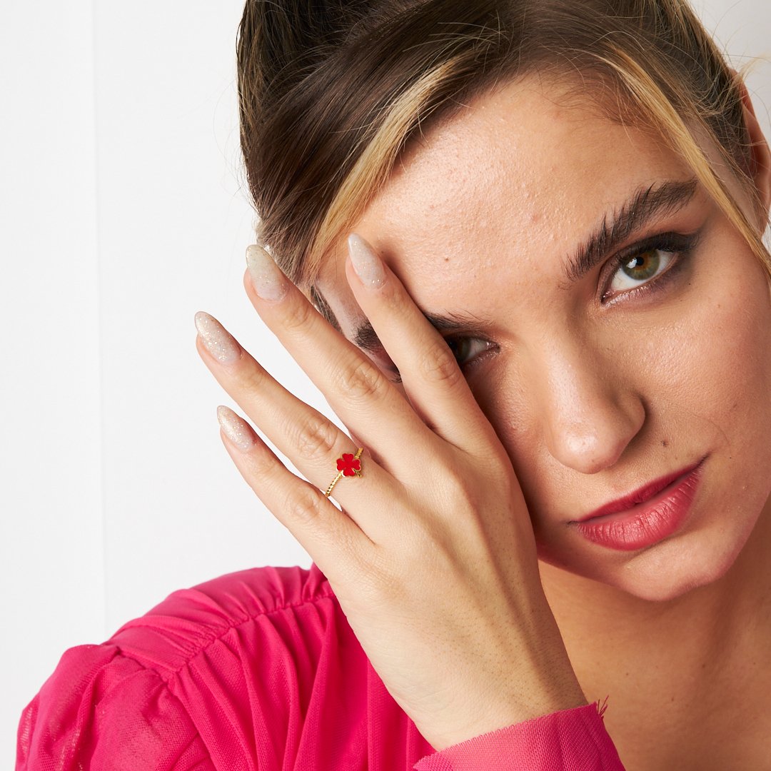 GLÜCKSKLEE RING | 925 SILBER