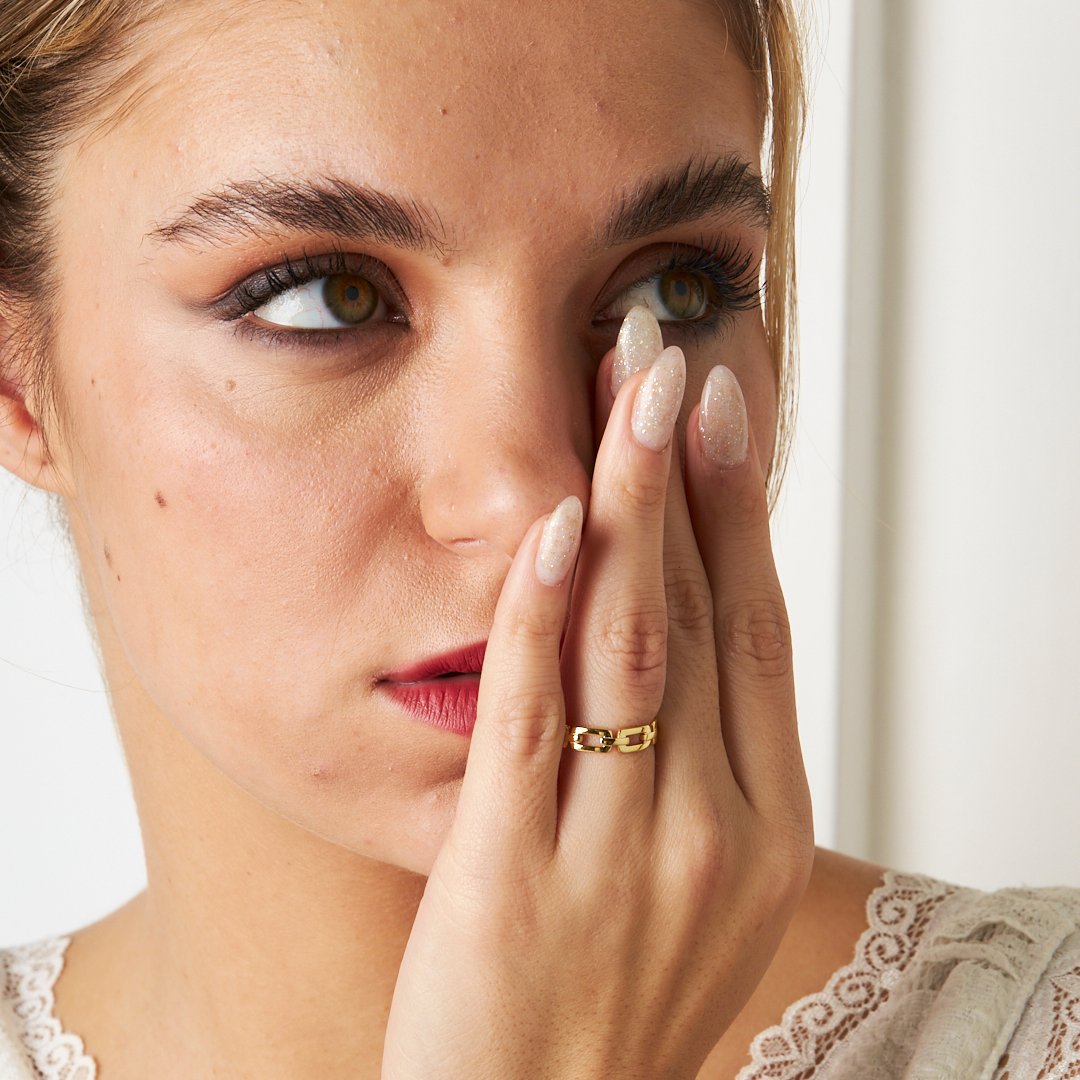 KLAMMER RING | 925 SILBER