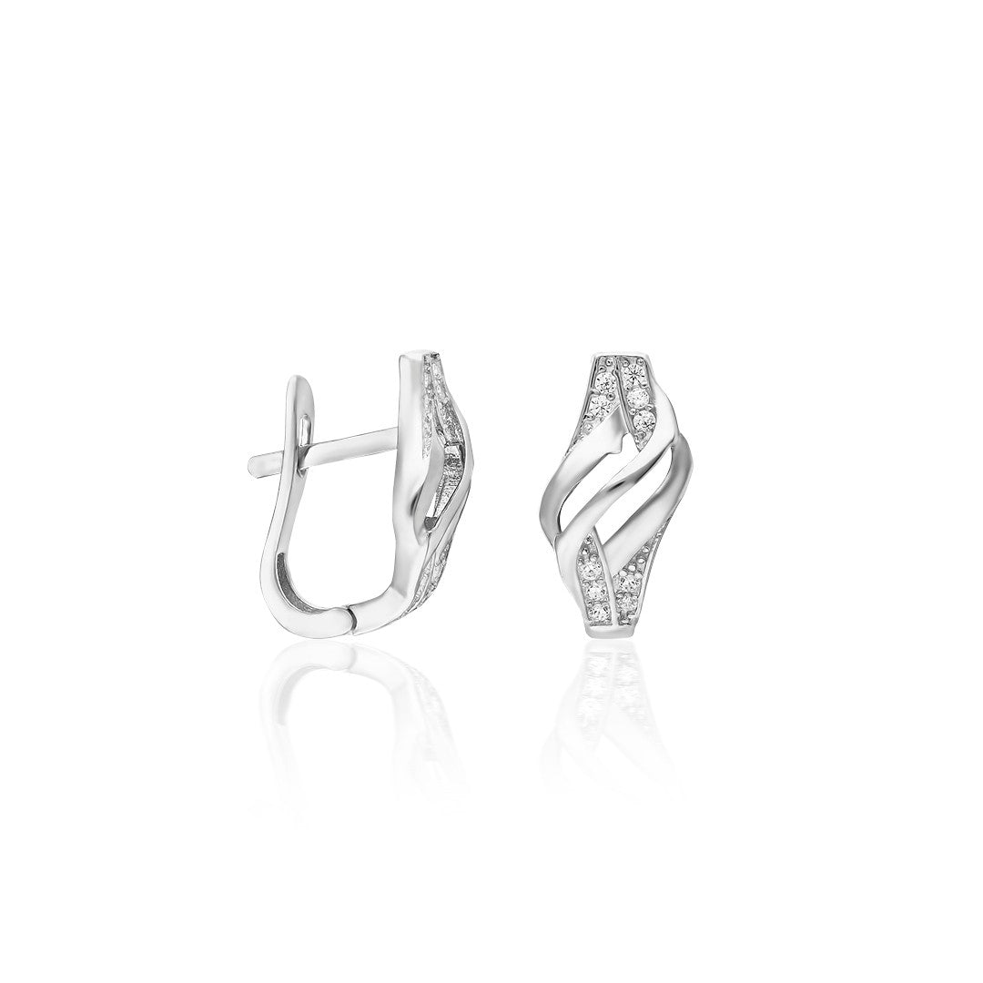 Passion Earrings with Stones - 925 Silver