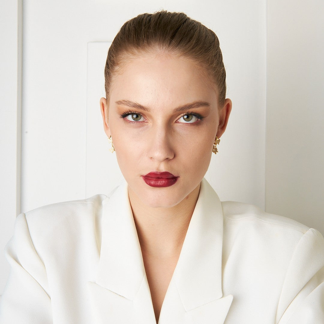 Multi Butterfly Earrings - 925 SILVER