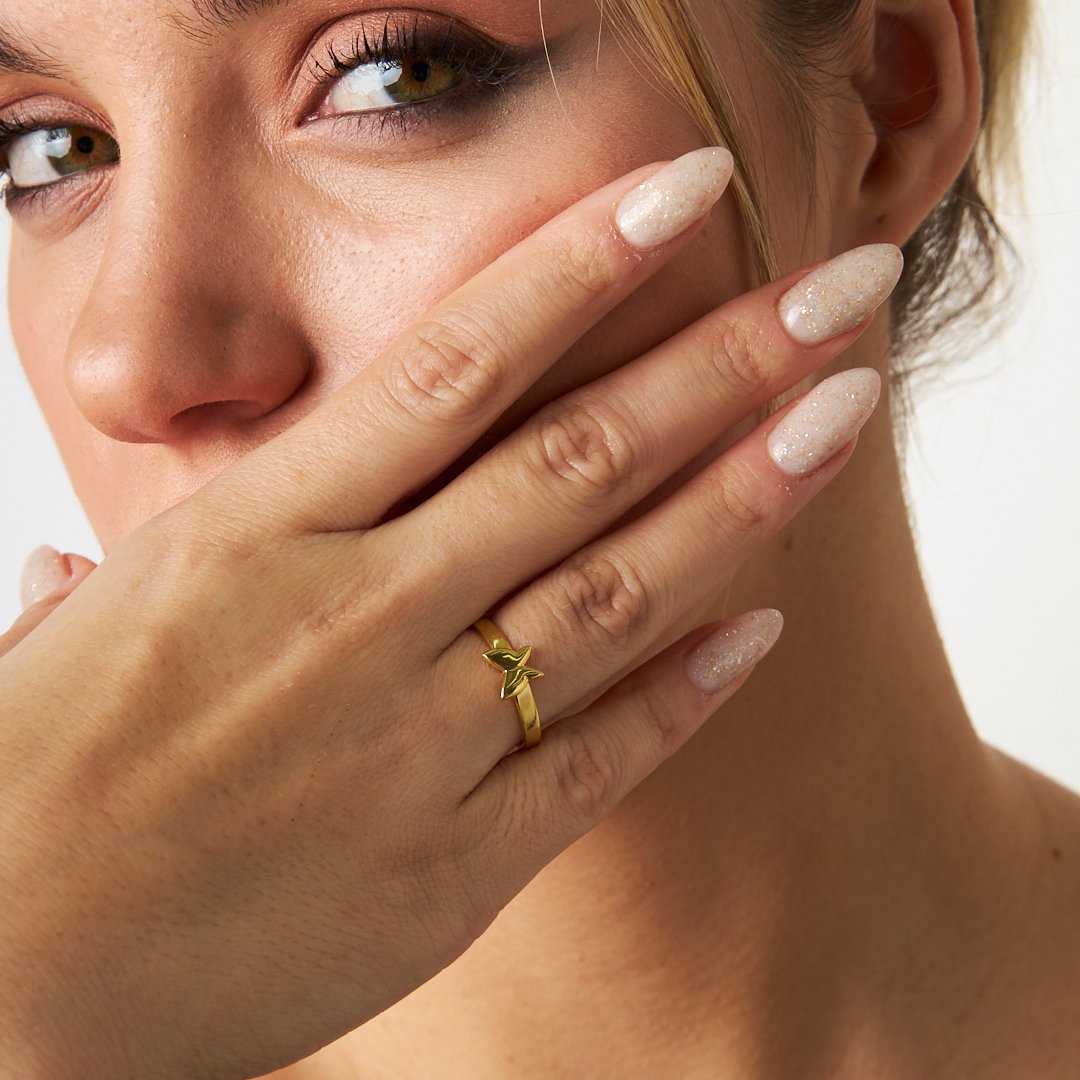 MINI BUTTERFLY RING | 925 SILBER