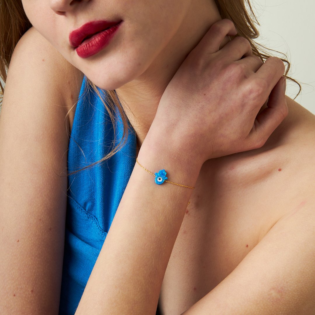 Original Opal Fatima Mother Bracelet - 925 SILVER