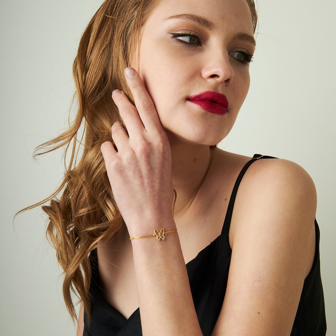 Modern Butterfly Bracelet - 925 SILVER