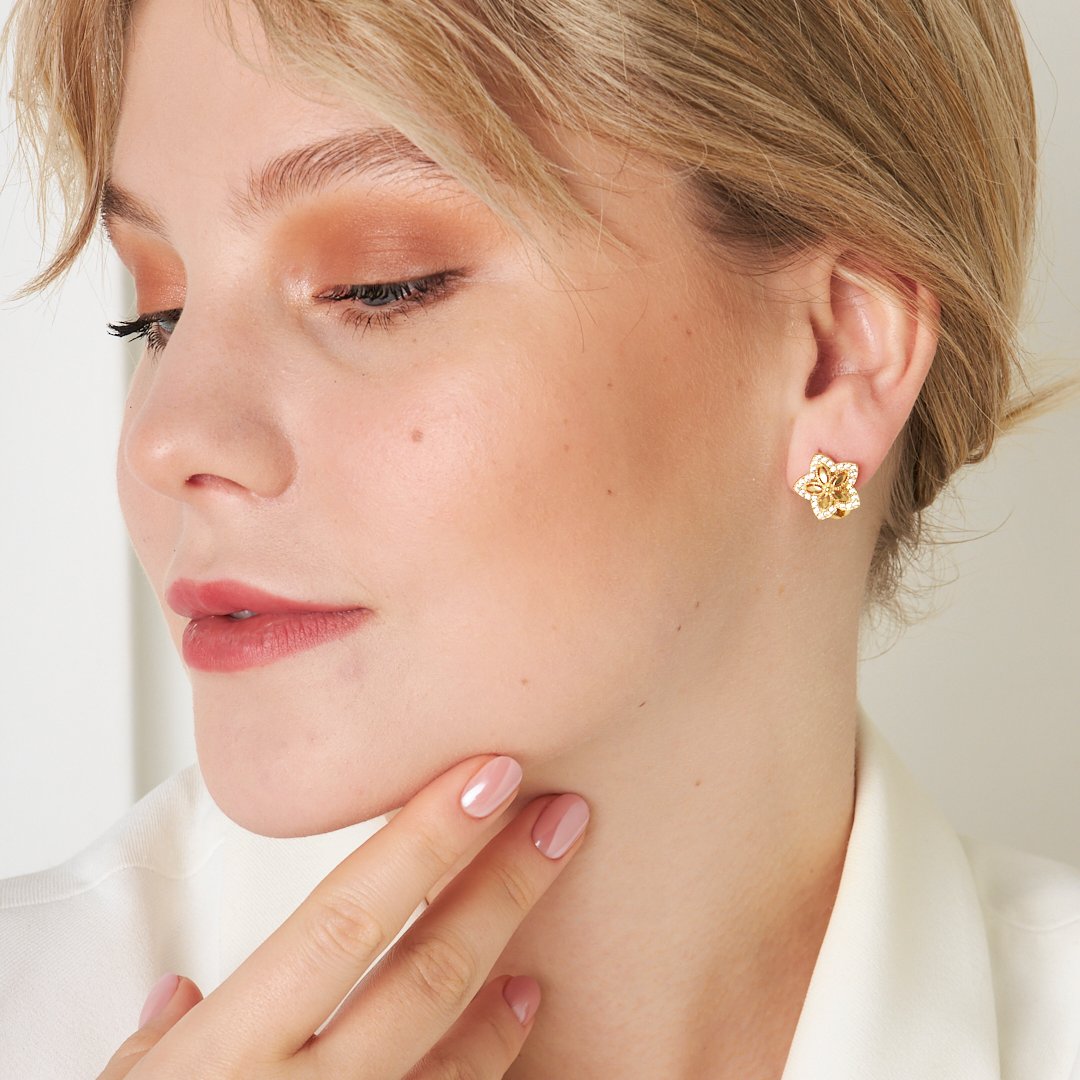 Flower of Life Earrings - 925 Silver