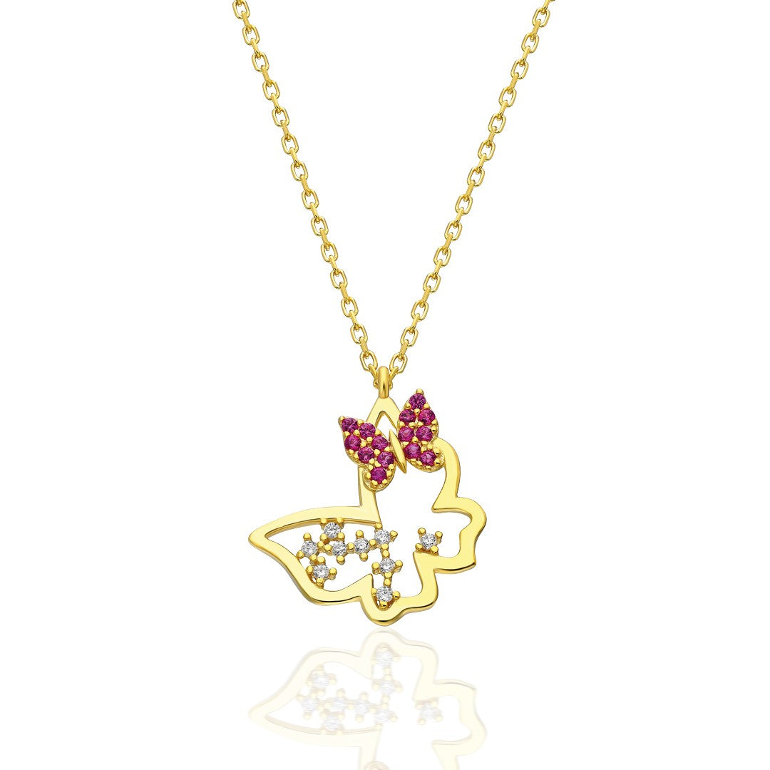 My Butterfly Happiness Necklace - 925 SILVER