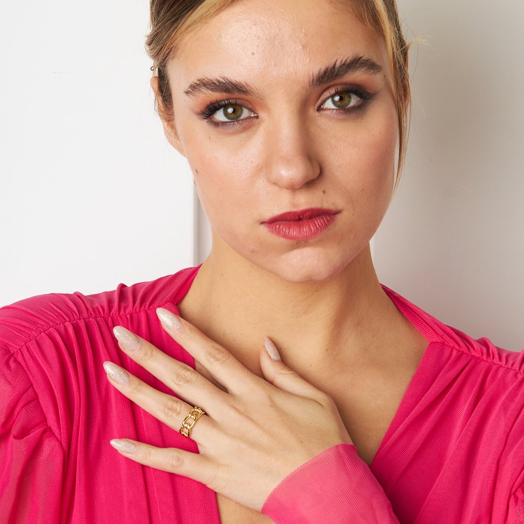 Leaf Model Ring - 925 SILVER