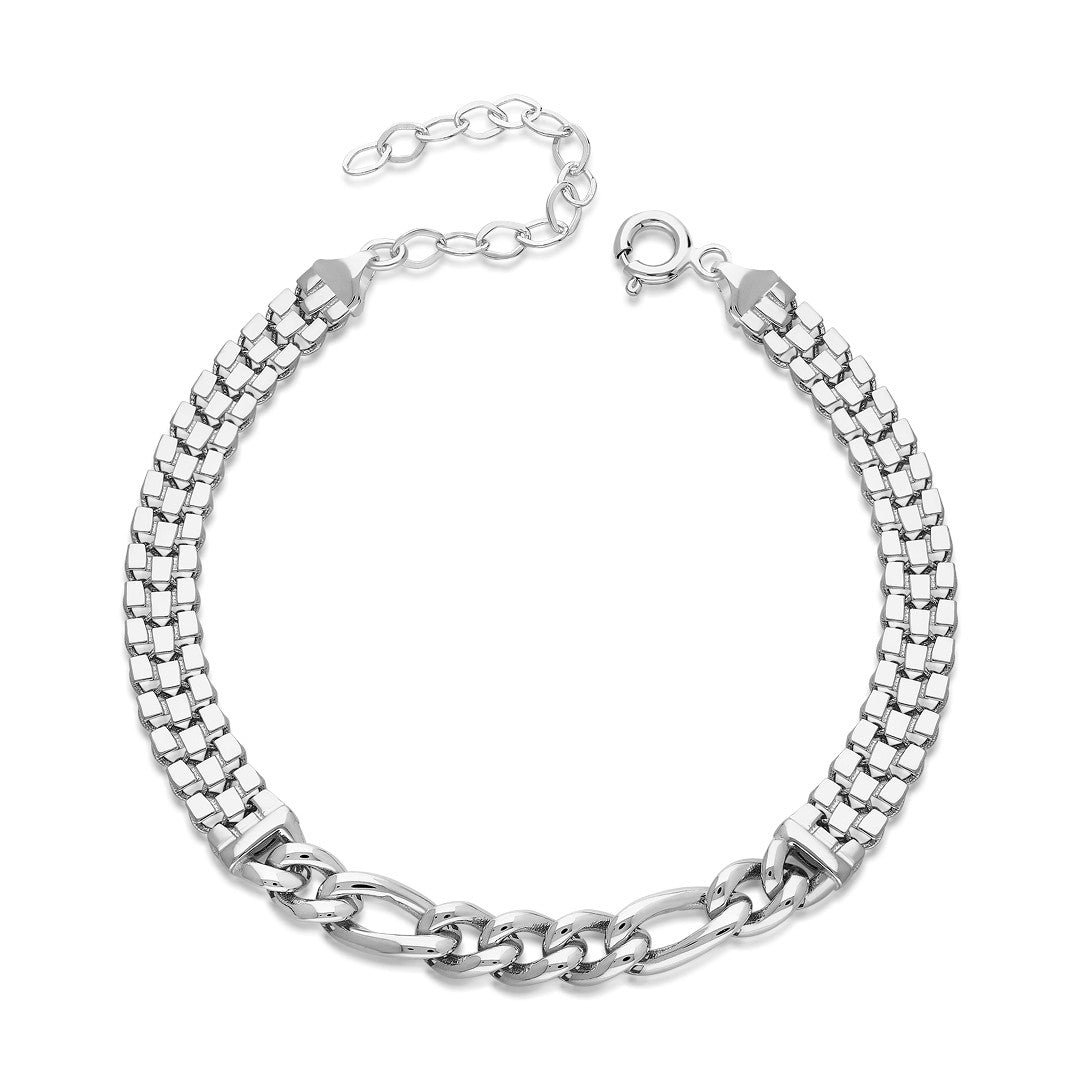 Thick Chain Bracelet - 925 SILVER