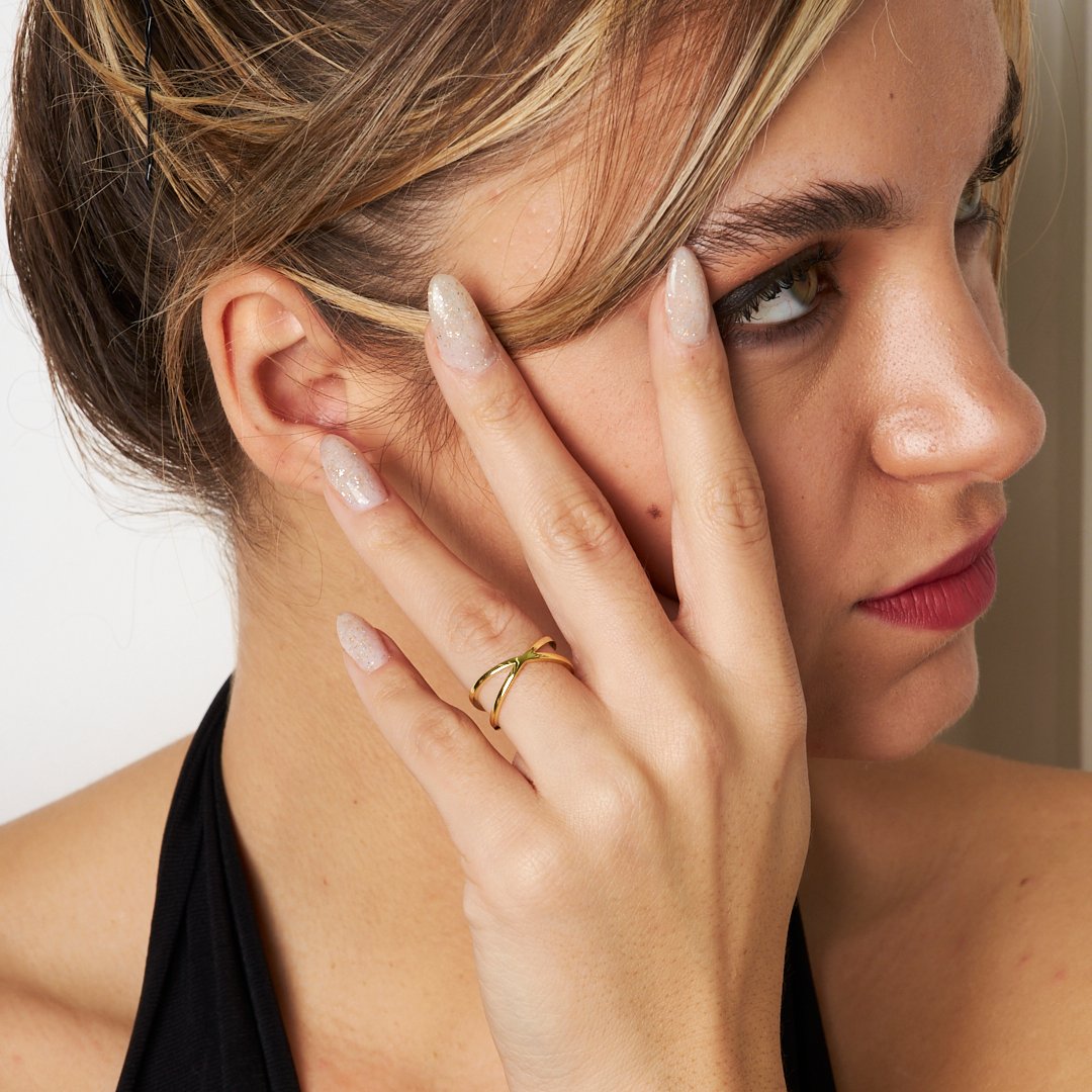 KREUZ RING | 925 SILBER