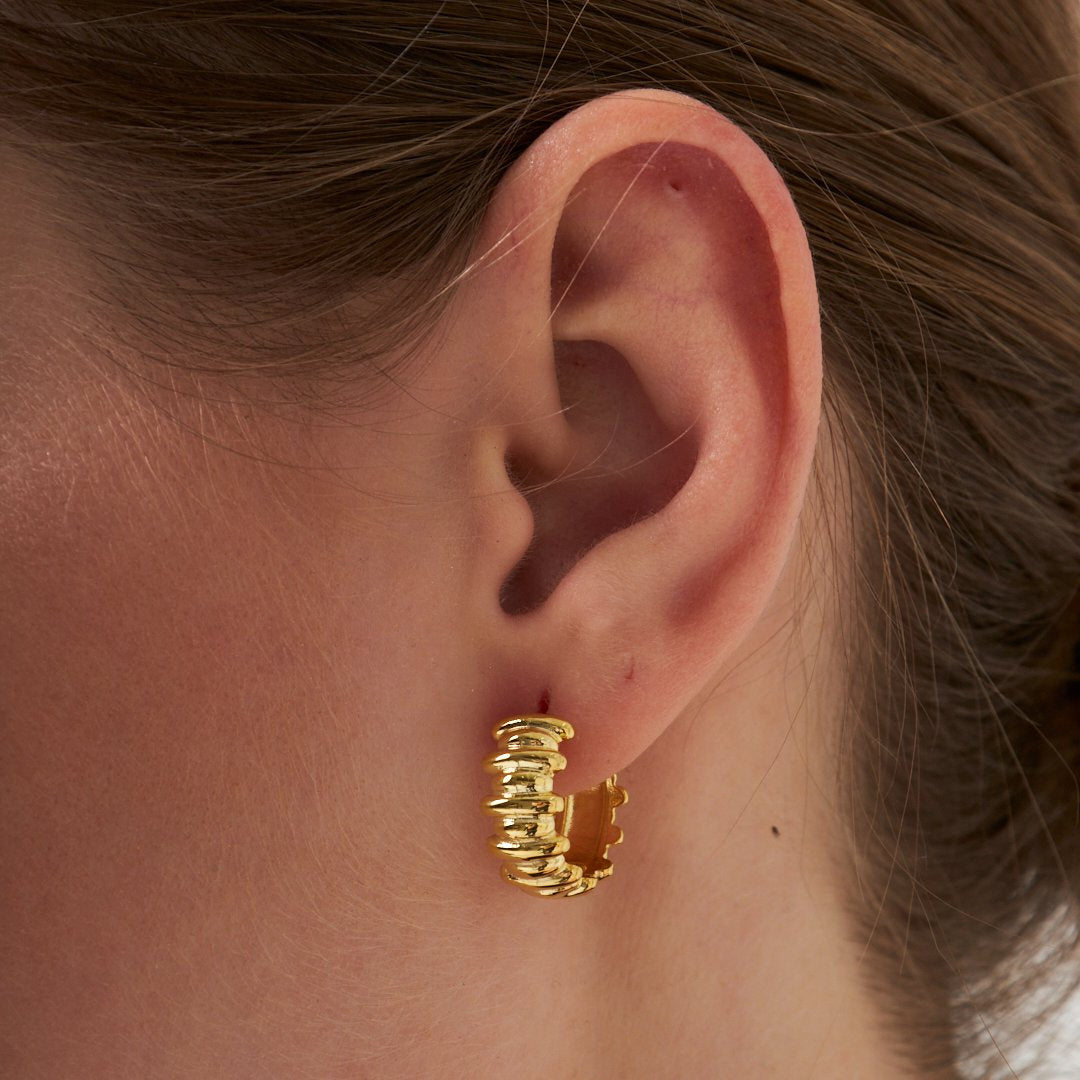 Zigzag Earrings - 925 Silver