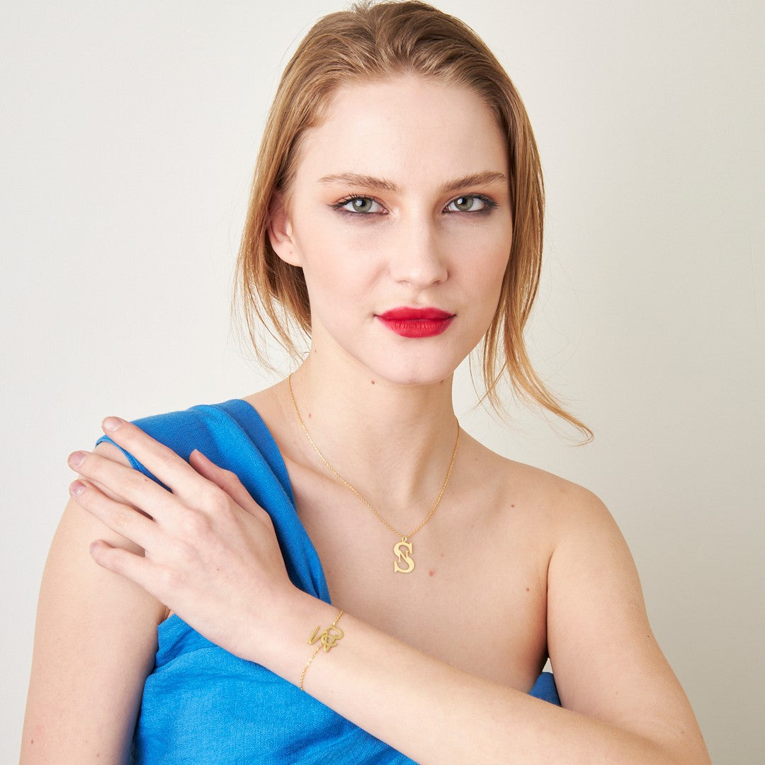 DOPPEL BUCHSTABEN SET | 925 SILBER