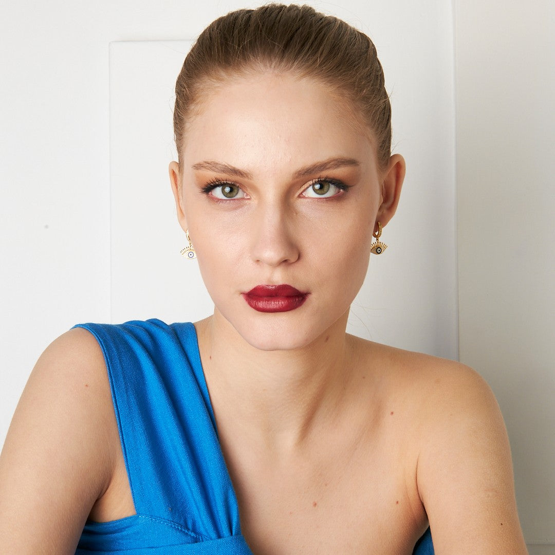 Evil Eye Earring - 925 SILVER