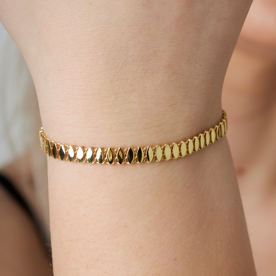 Boat Chain Bracelet - 925 SILVER