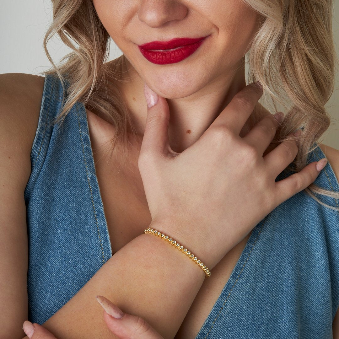 Single Stone Waterways Bracelet - 925 SILVER