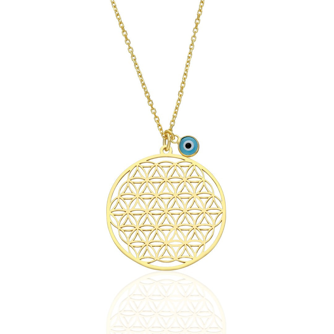 Flower of Life Necklace - 925 Silver