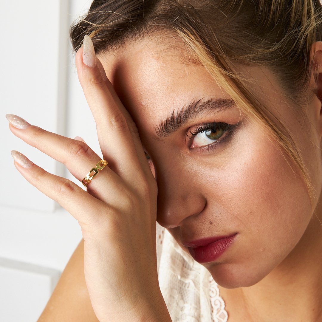 KLAMMER RING | 925 SILBER