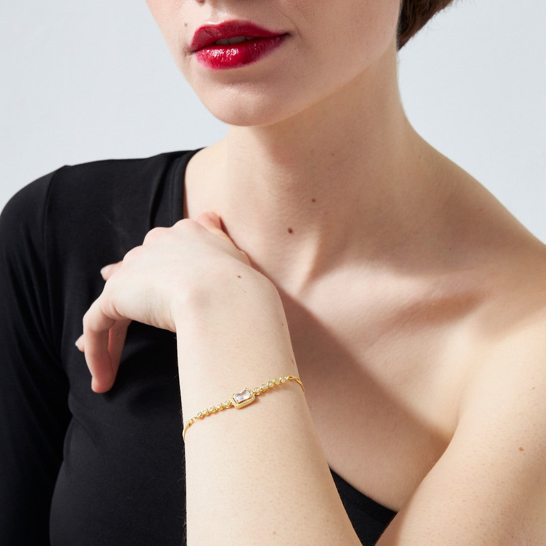 Baguette Elegance Bracelet - 925 SILVER