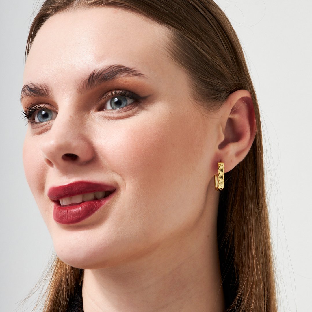 Oval Model Earrings - 925 SILVER