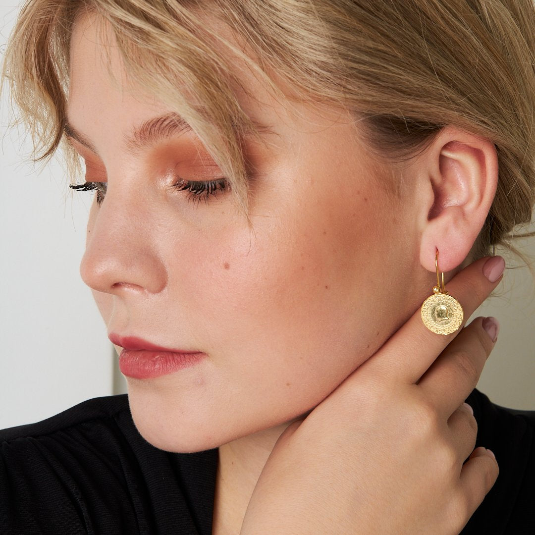 Quarter Earring - 925 Silver