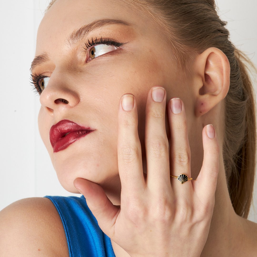 Sea Shell Ring - 925 SILVER