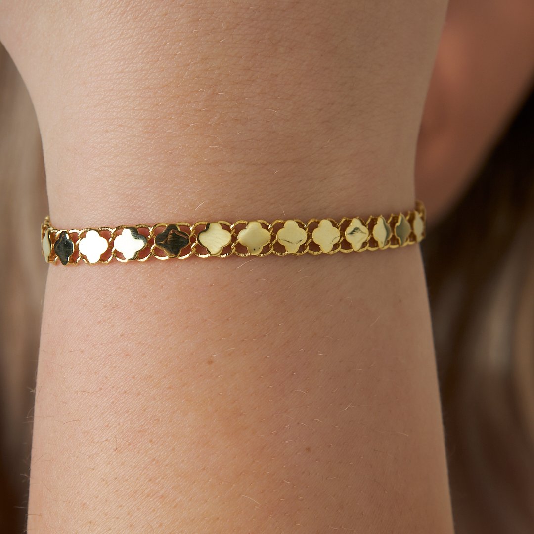 Clover Chain Bracelet - 925 SILVER
