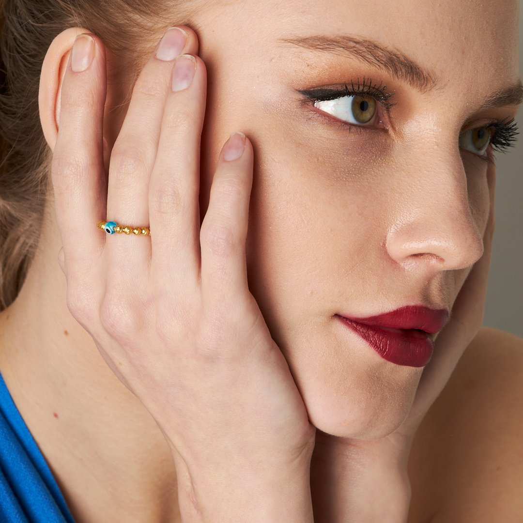 Dorica Evil Eye Ring - 925 SILVER