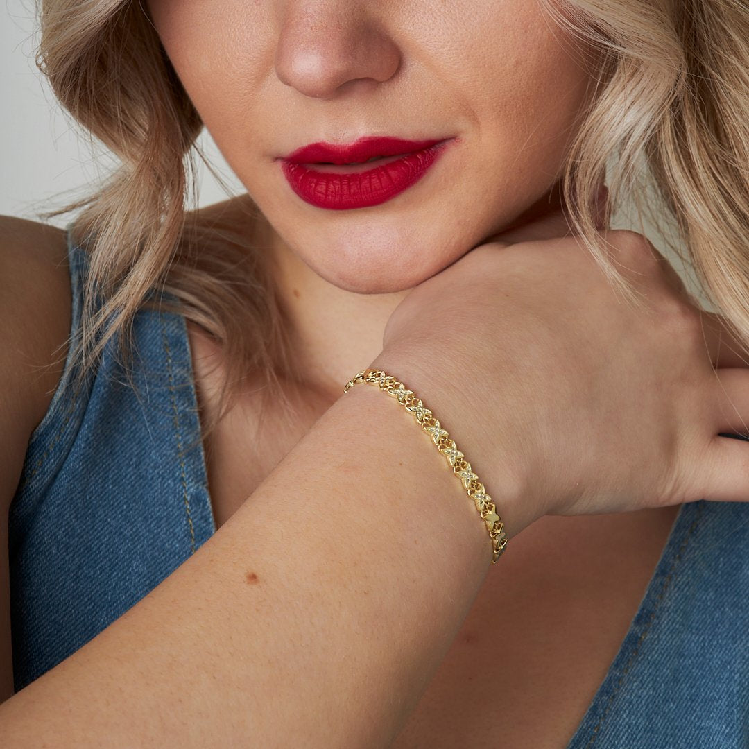 Butterfly Row Bracelet - 925 SILVER