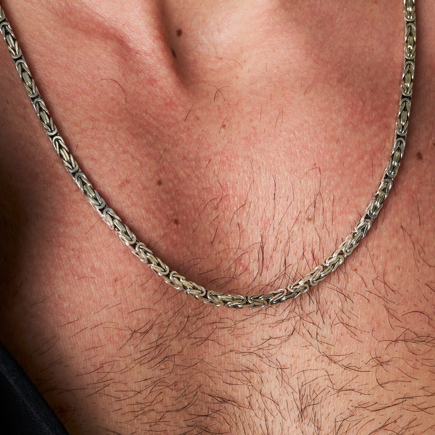 King Chain Necklace - 925 SILVER