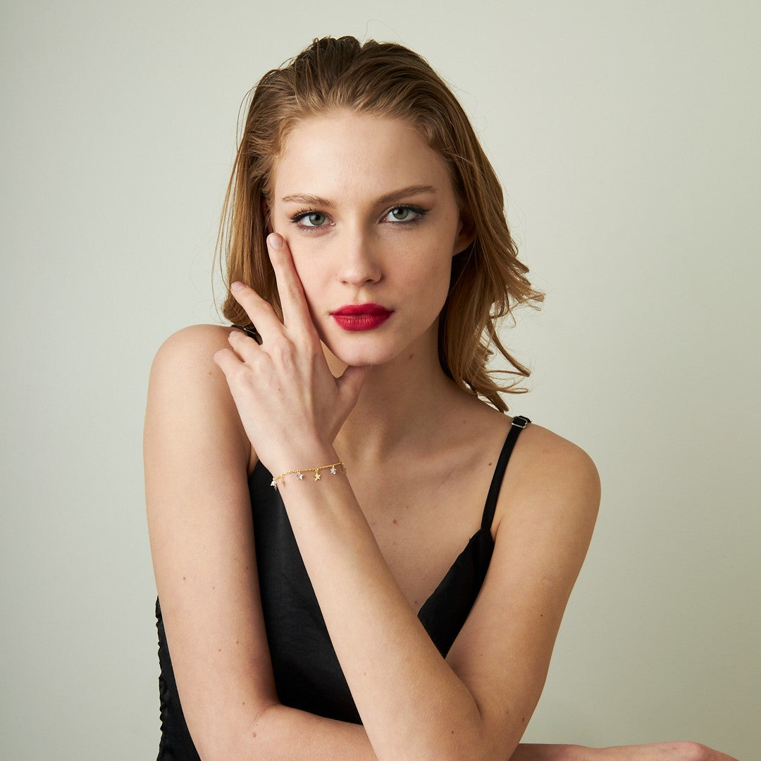 Star Glitter Bracelet - 925 SILVER