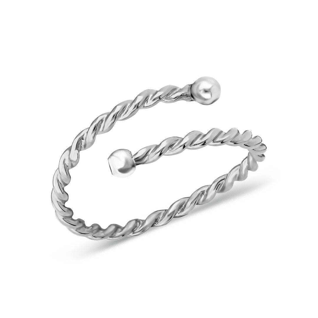 Twisted Ring - 925 SILVER