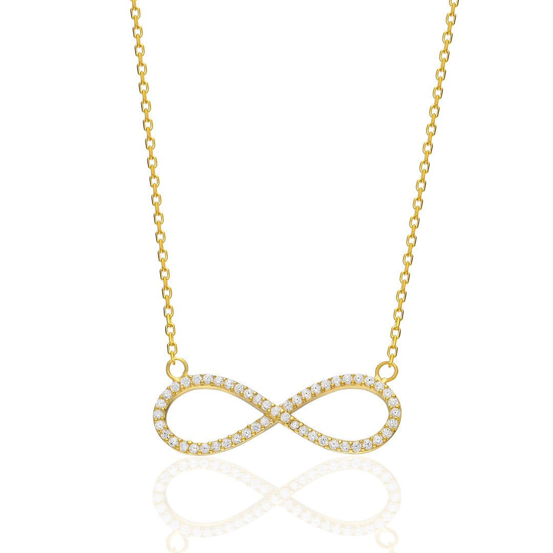 Classic Infinity Necklace - 925 Silver
