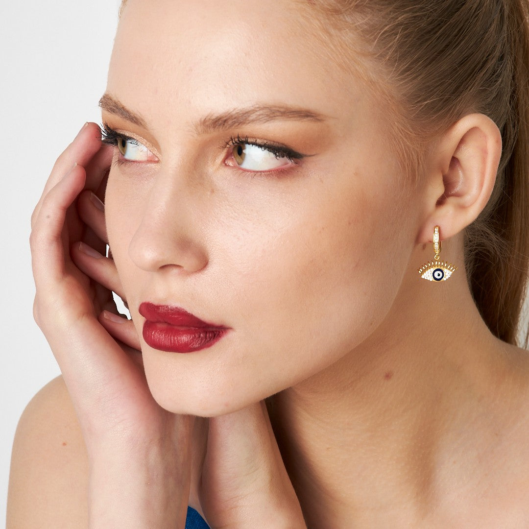 Evil Eye Earring - 925 SILVER