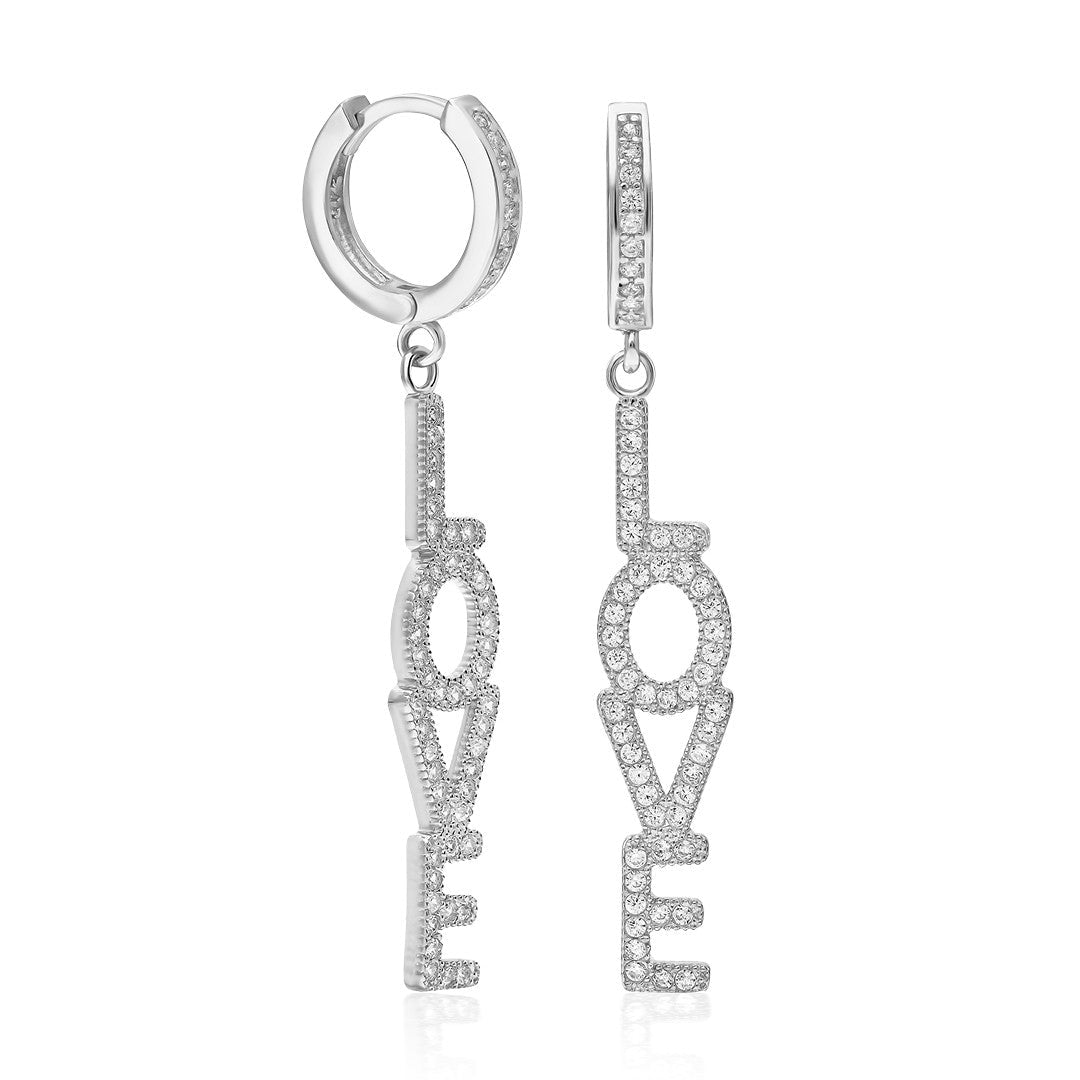Love Earrings - 925 Silver