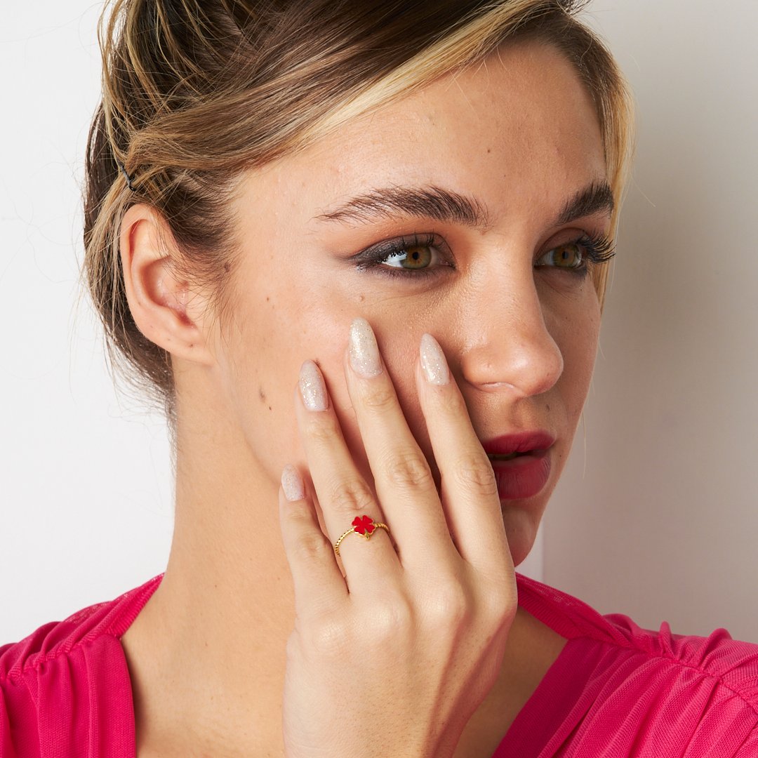 GLÜCKSKLEE RING | 925 SILBER