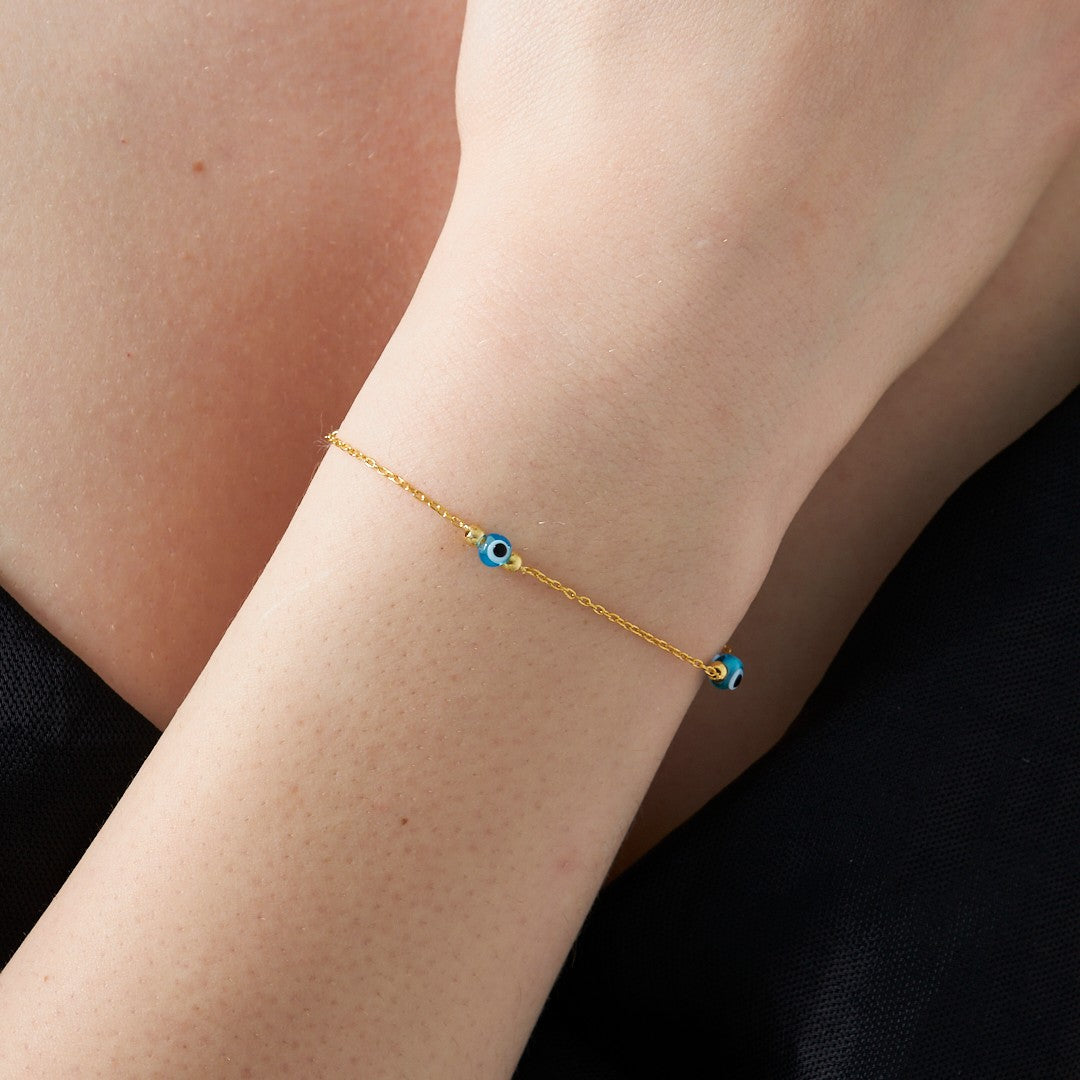 DORIKA BLAUE AUGE SET | 925 SILBER