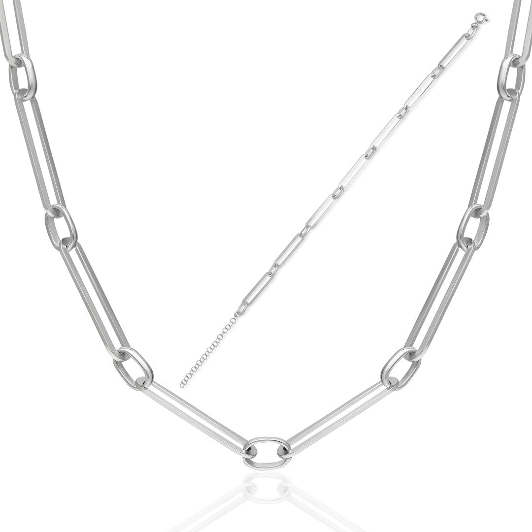 Anchor Chain Set - 925 SILVER