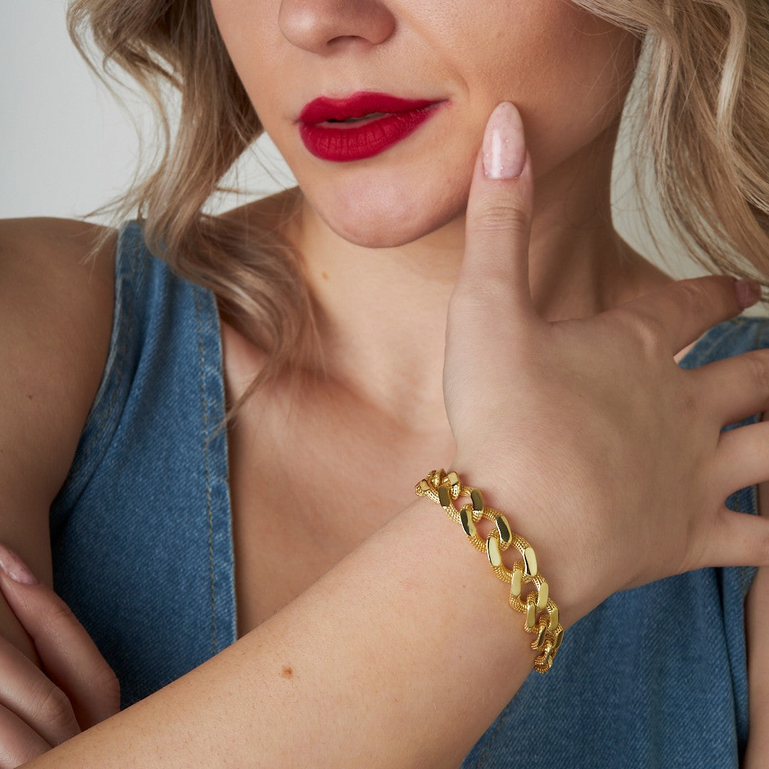 Motif Gourmet Bracelet - 925 SILVER