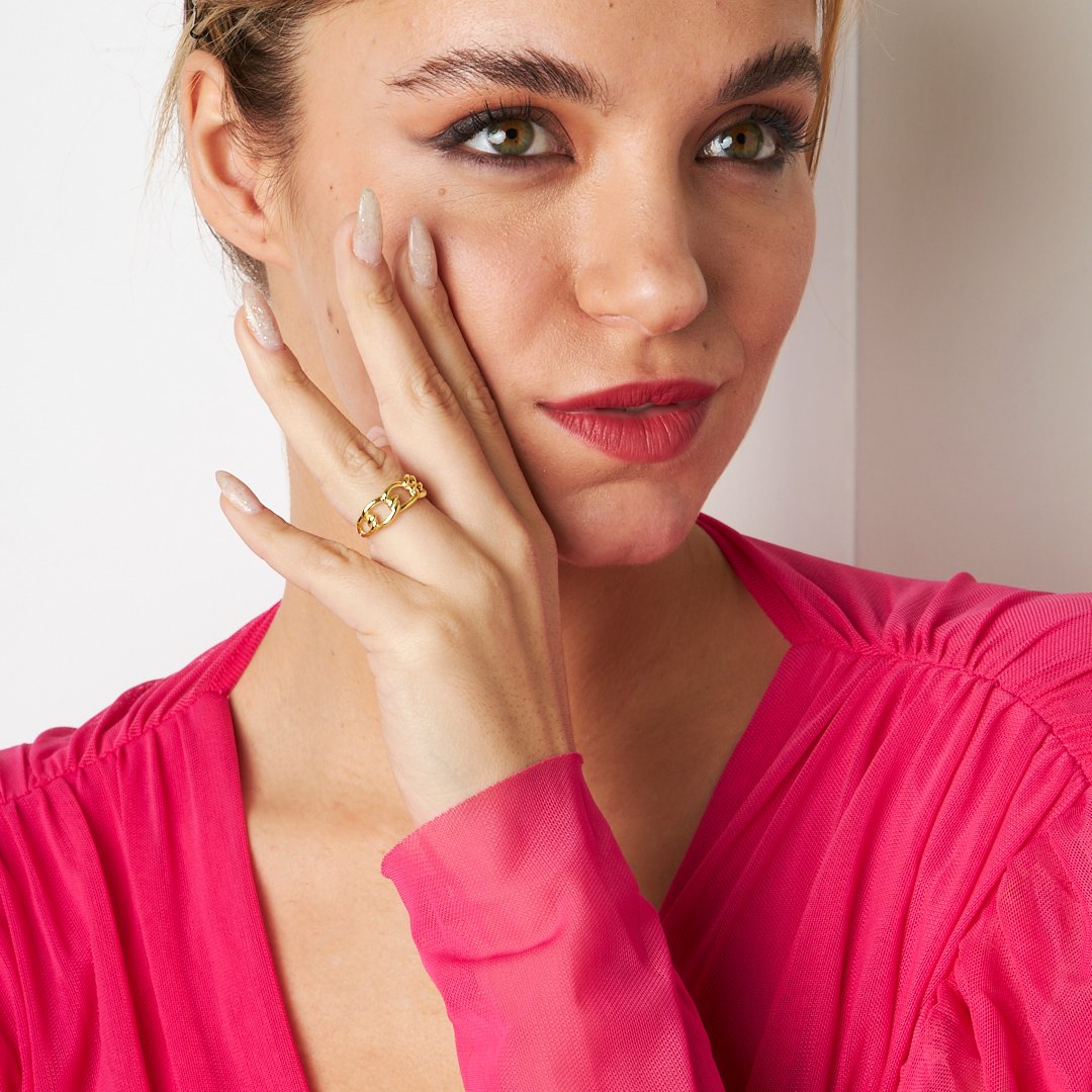 Leaf Model Ring - 925 SILVER