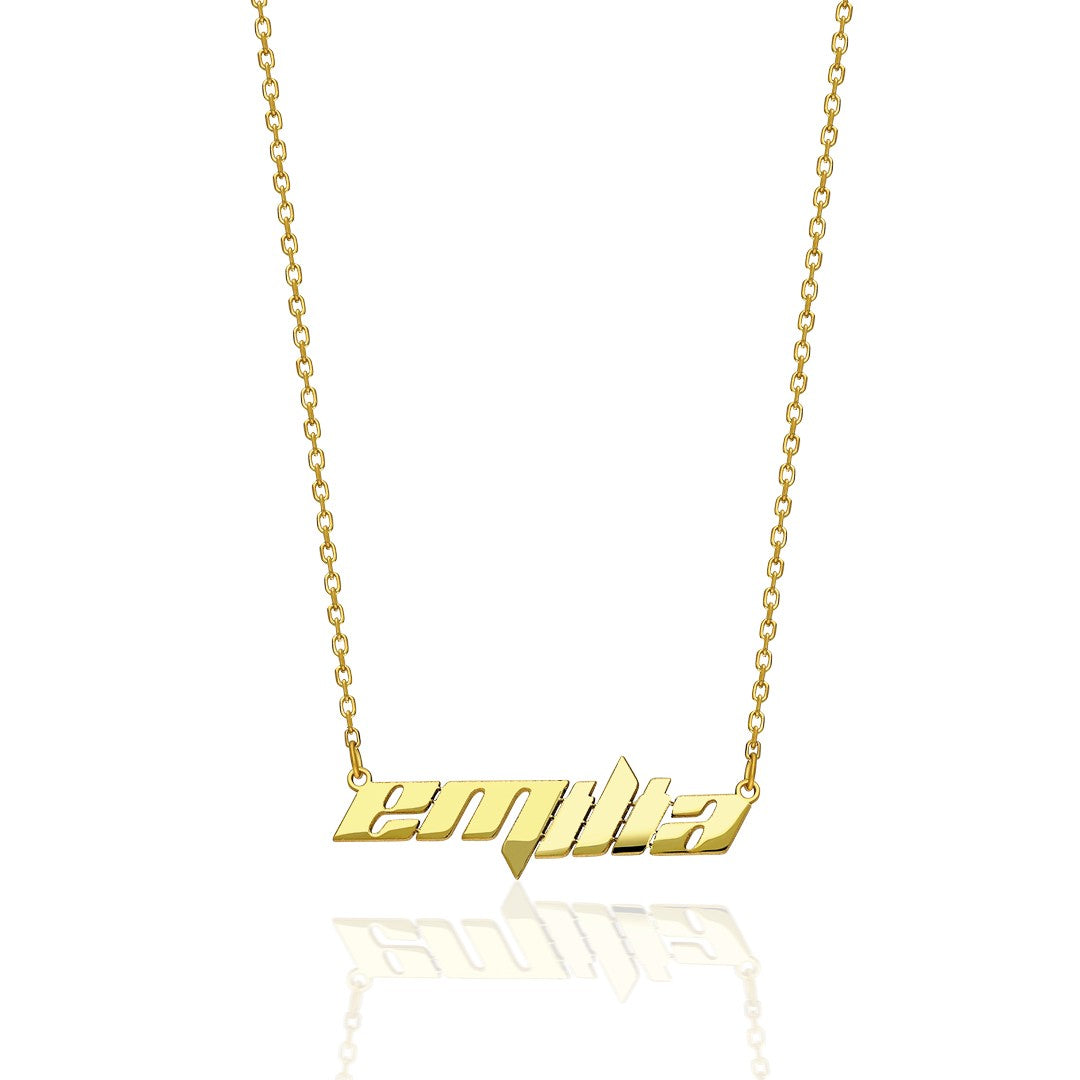 Mixed Name Necklace - 925 Silver