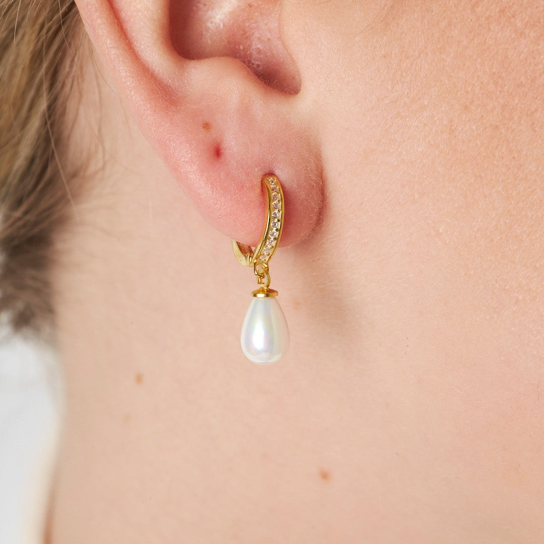 Pearl Earrings - 925 Silver