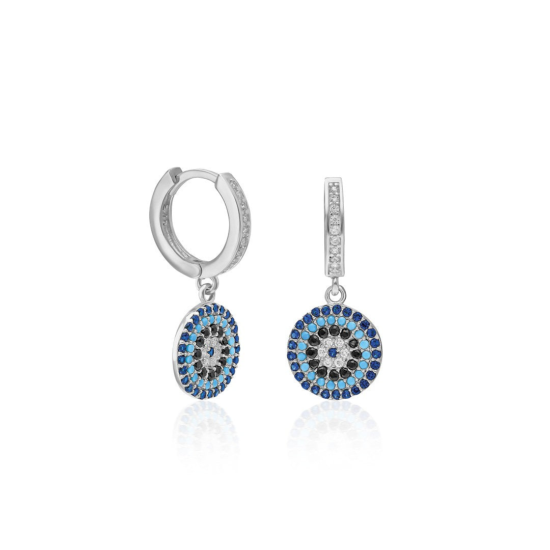 High Society Eye Earrings - 925 Silver