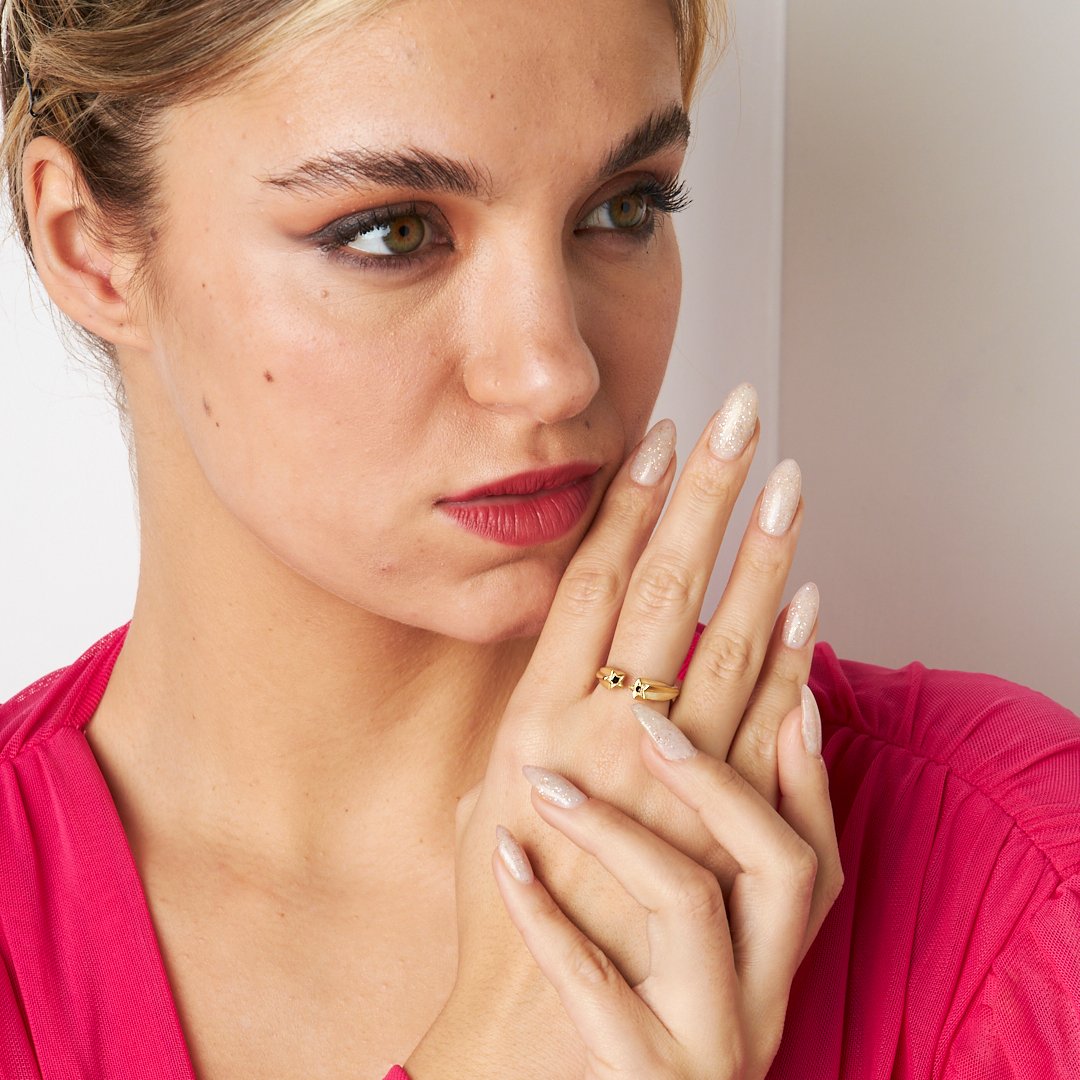 Star Sparkling Ring - 925 SILVER